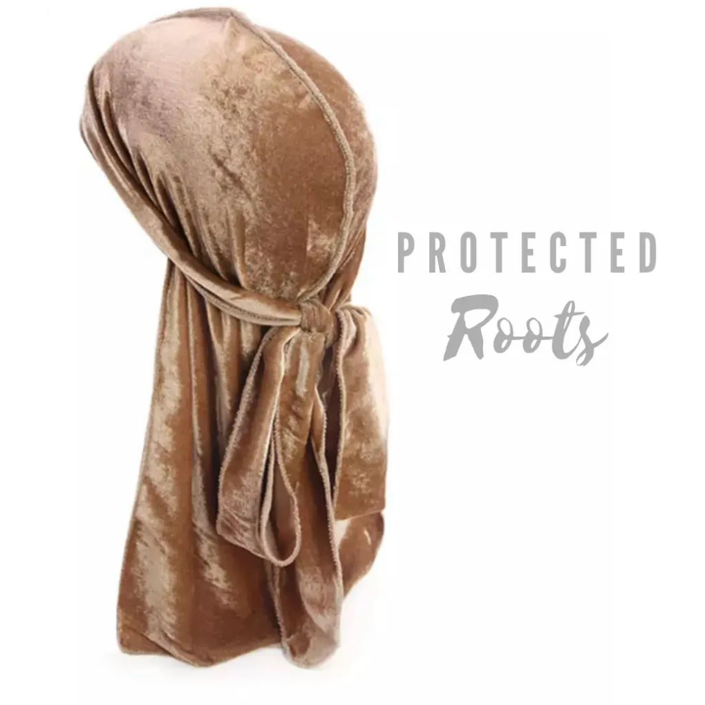 Tan Velvet Durag