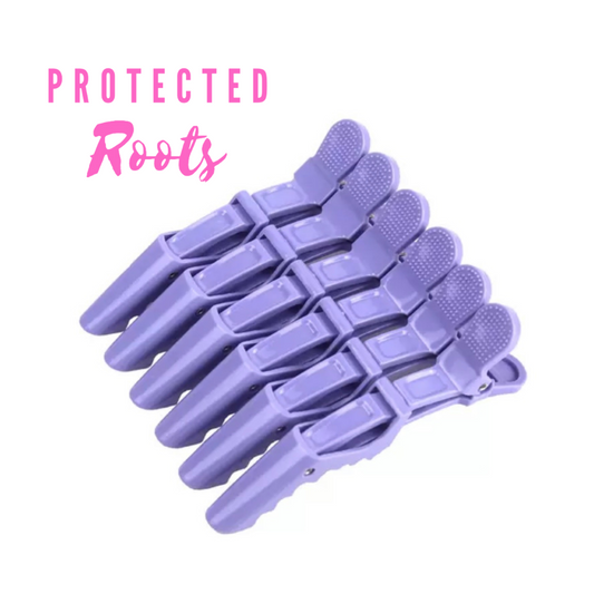 Purple Hair Clips